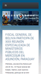 Mobile Screenshot of fiscalia.gob.bo